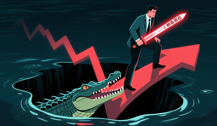 鳄鱼效应止损比喻