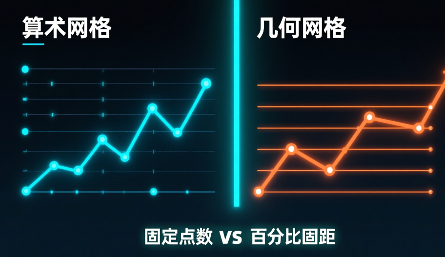 等差网格与等比网格对比图