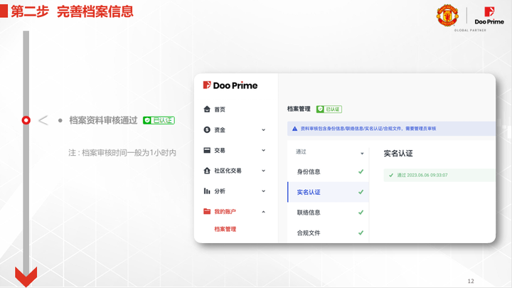 Doo Prime德璞 用户开户流程