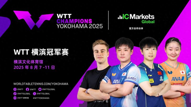 IC Markets Global见证巅峰对决，携手WTT再赴横滨（怎么可以错过）ic返佣标准，