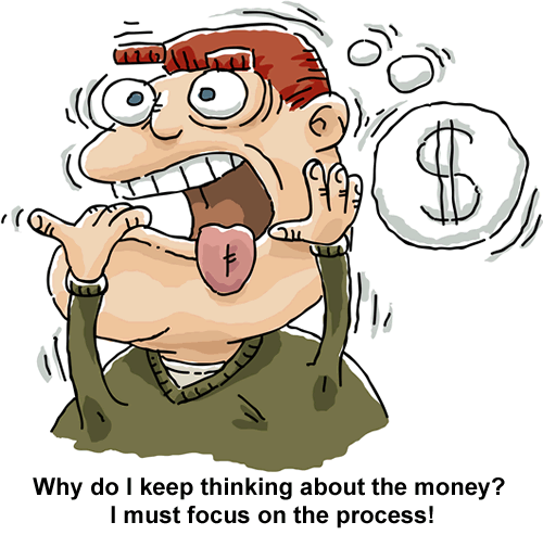 专注于过程。不靠利润。